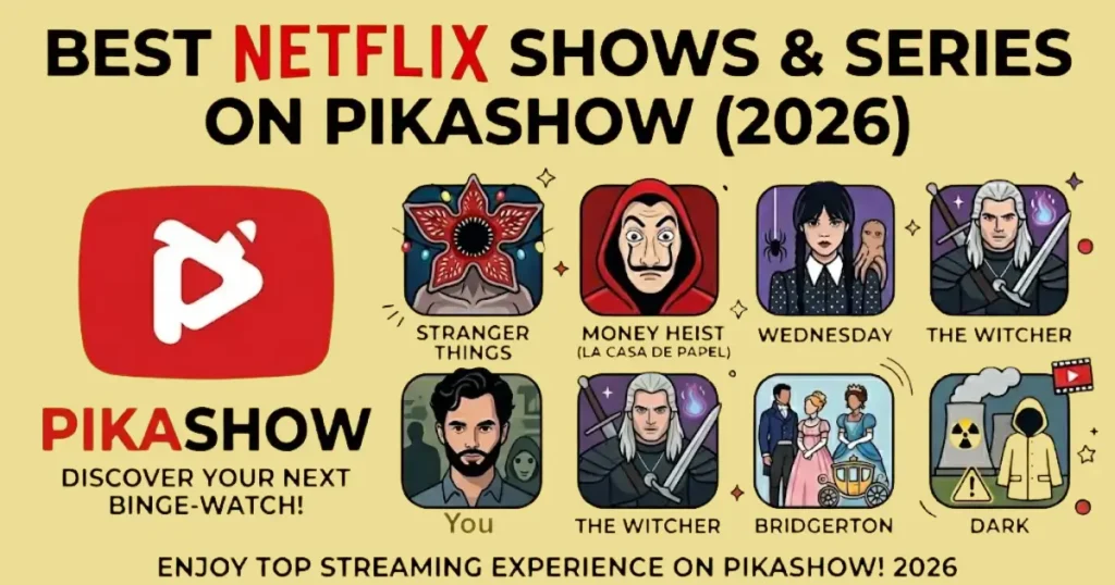 Best Netflix Shows and Series to Watch on Pikashow in 2026