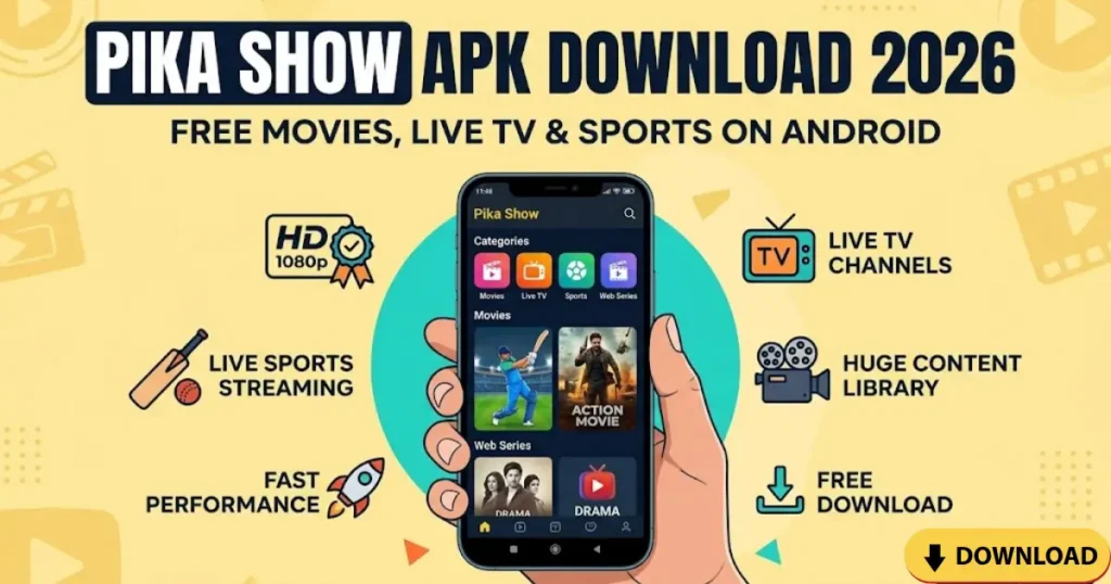 Pika Show APK Download 2026 – Latest Version for Android Free